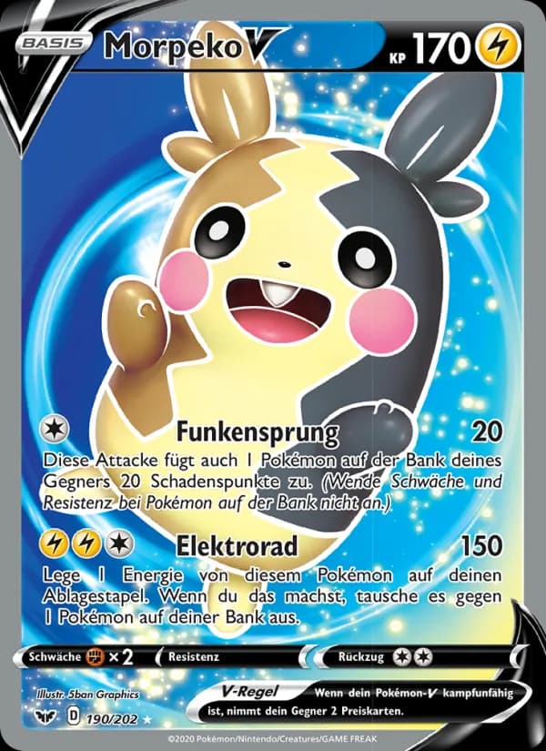 Morpeko V card in German