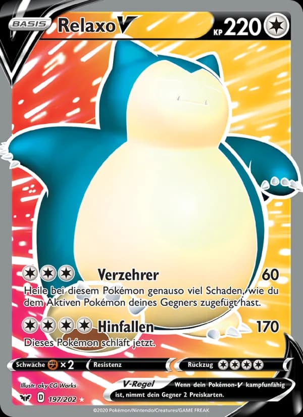 Relaxo V card in German