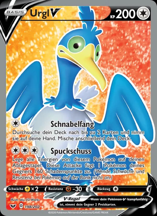 Urgl V card in German