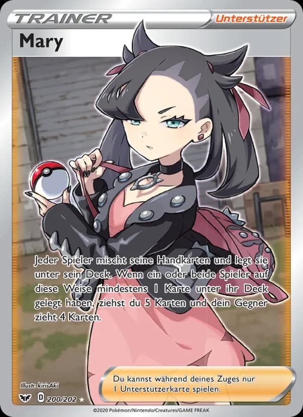 Mary card in German