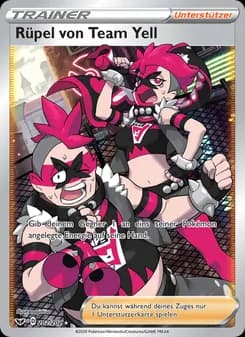 Rüpel von Team Yell card in German