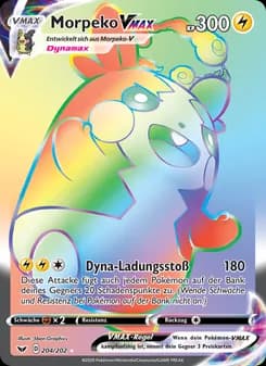 Morpeko VMAX card in German