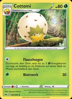 Cottomi card in German