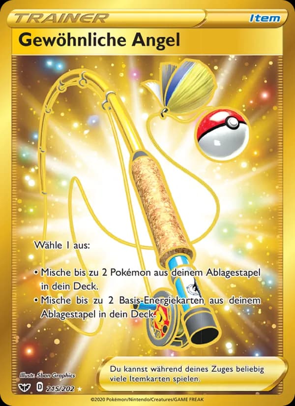 Gewöhnliche Angel card in German