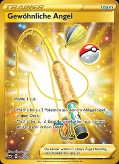Gewöhnliche Angel card in German