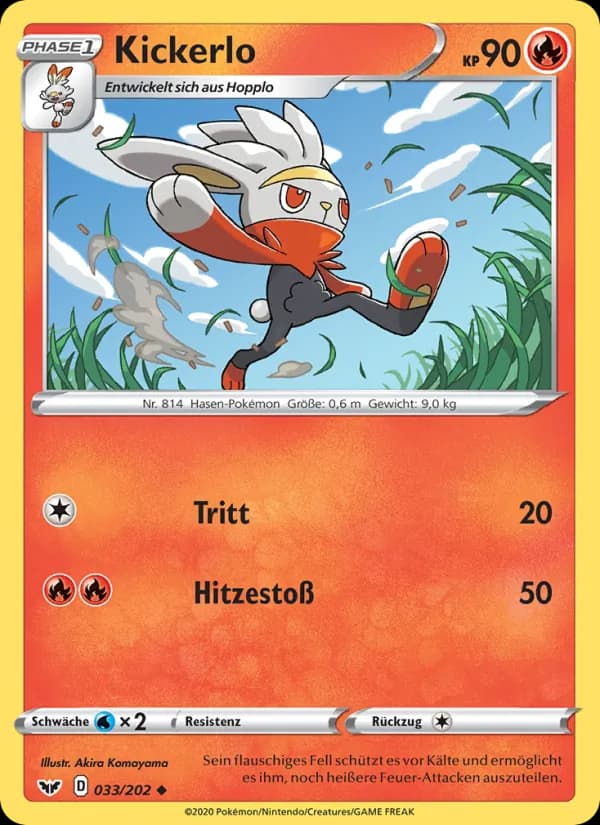 Kickerlo card in German