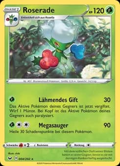 Roserade card in German
