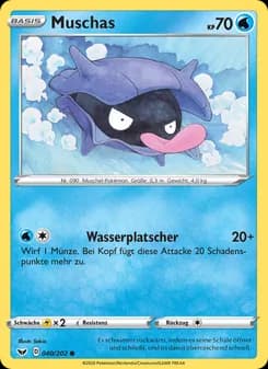 Muschas card in German