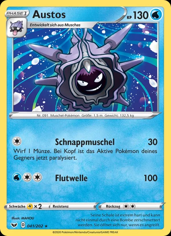 Austos card in German