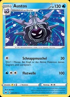 Austos card in German