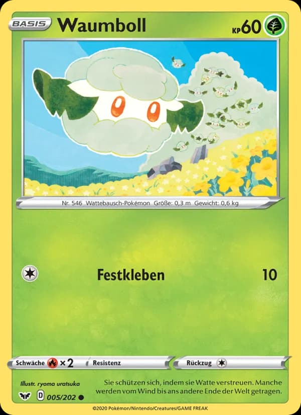 Waumboll card in German
