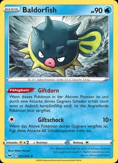 Baldorfish card in German
