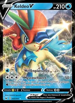 Keldeo V card in German