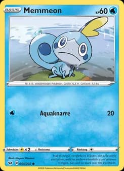 Memmeon card in German