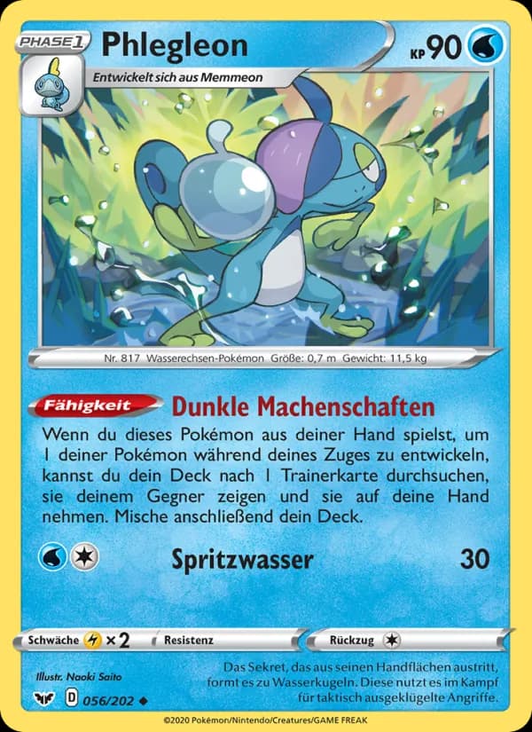 Phlegleon card in German