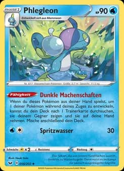 Phlegleon card in German
