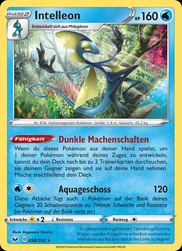 Intelleon card in German
