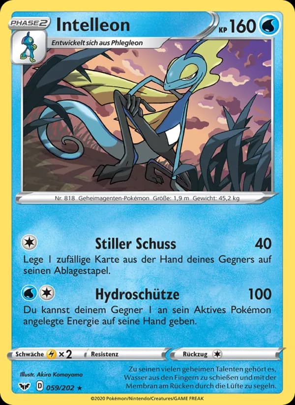 Intelleon card in German