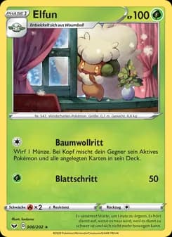 Elfun card in German