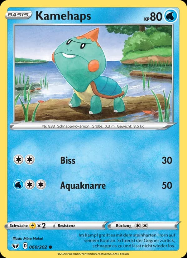 Kamehaps card in German