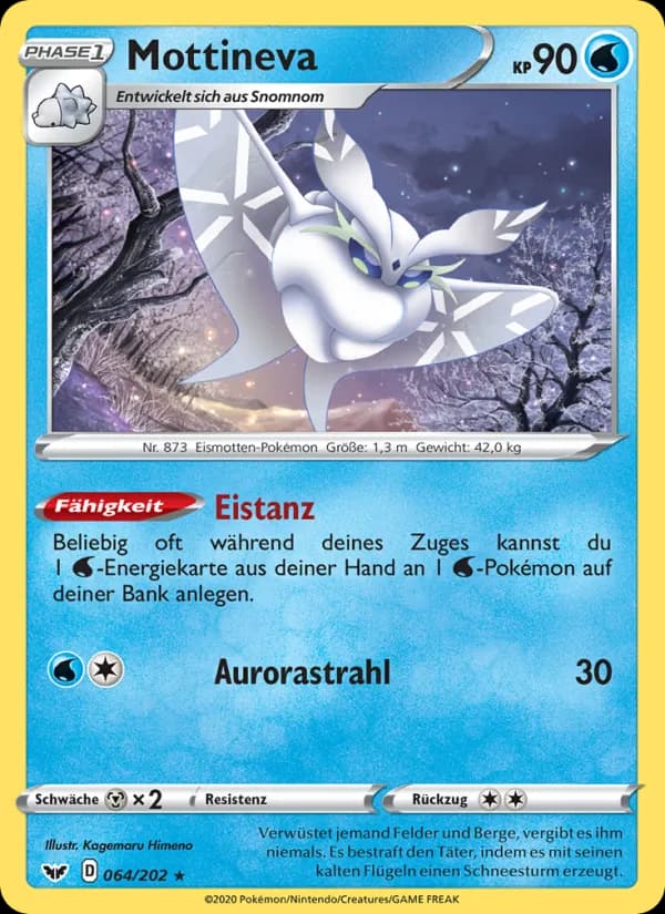 Mottineva card in German