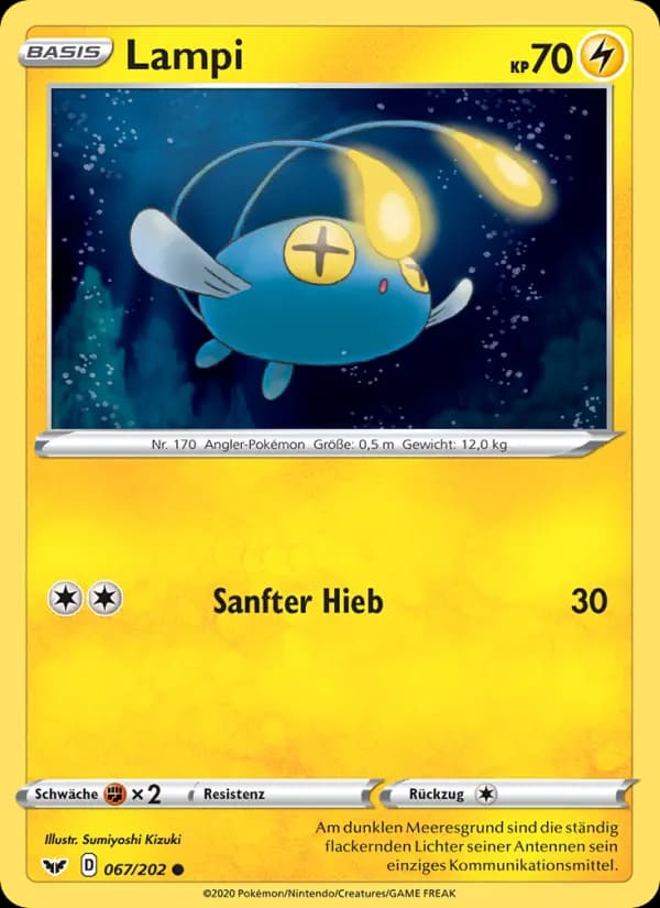 Lampi card in German