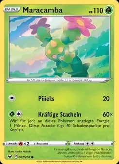 Maracamba card in German
