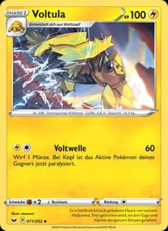 Voltula card in German