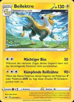 Bellektro card in German
