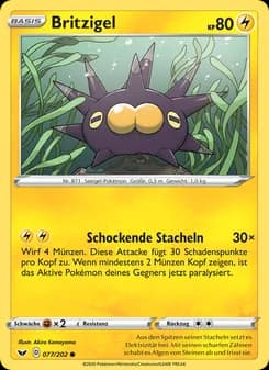 Britzigel card in German