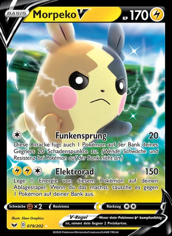 Morpeko V card in German