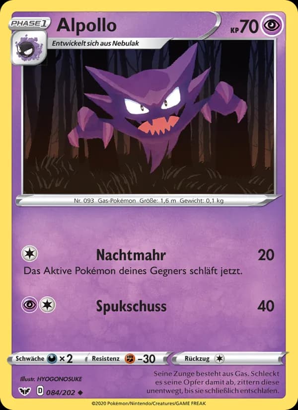 Alpollo card in German