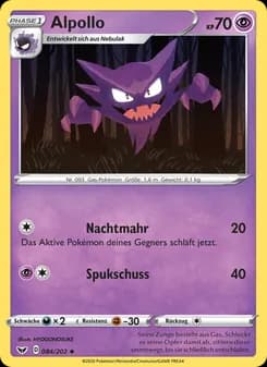 Alpollo card in German
