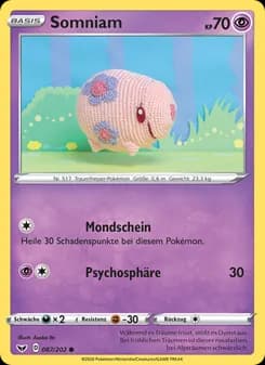 Somniam card in German