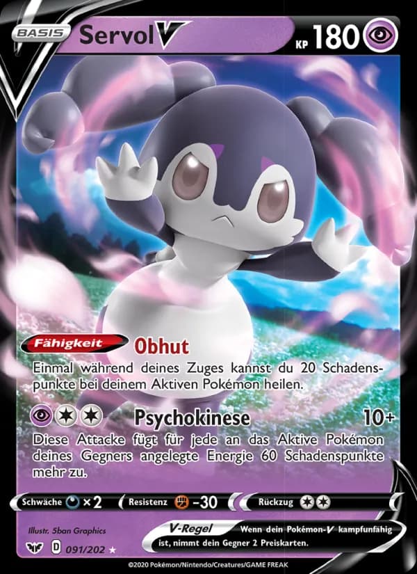 Servol V card in German