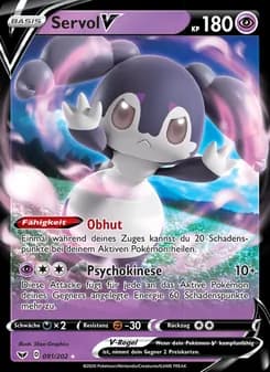 Servol V card in German