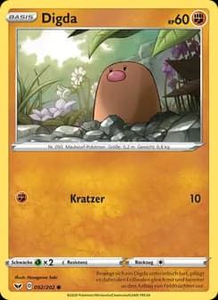 Digda card in German