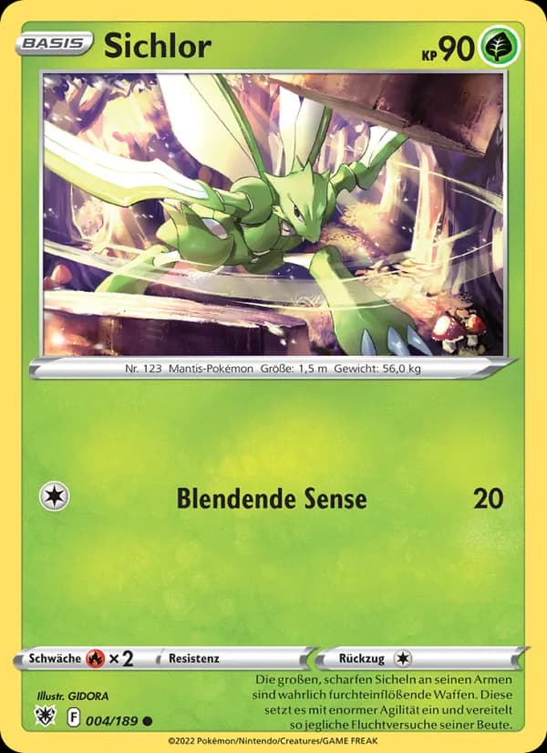 Sichlor card in German