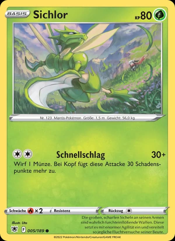 Sichlor card in German