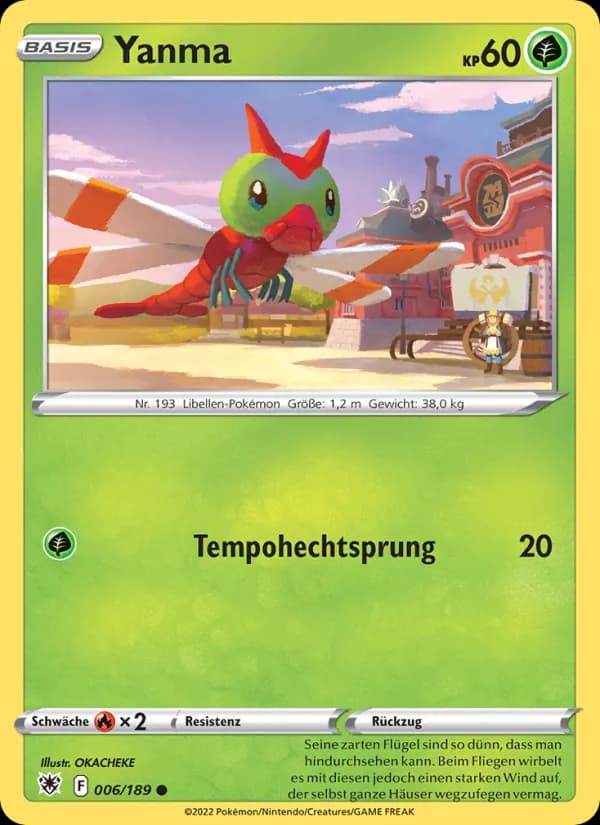 Yanma card in German