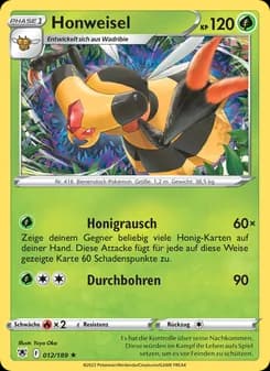 Honweisel card in German