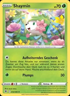 Shaymin card in German