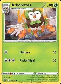 Arboretoss card in German