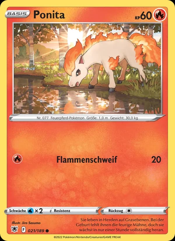 Ponita card in German