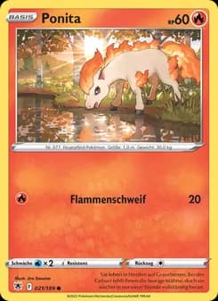 Ponita card in German