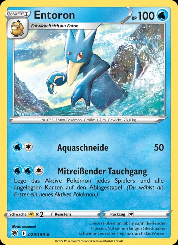 Entoron card in German