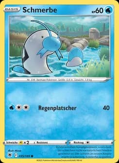 Schmerbe card in German