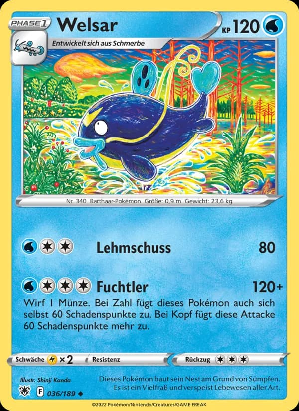 Welsar card in German