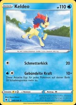 Keldeo card in German