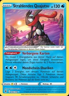 Strahlendes Quajutsu card in German